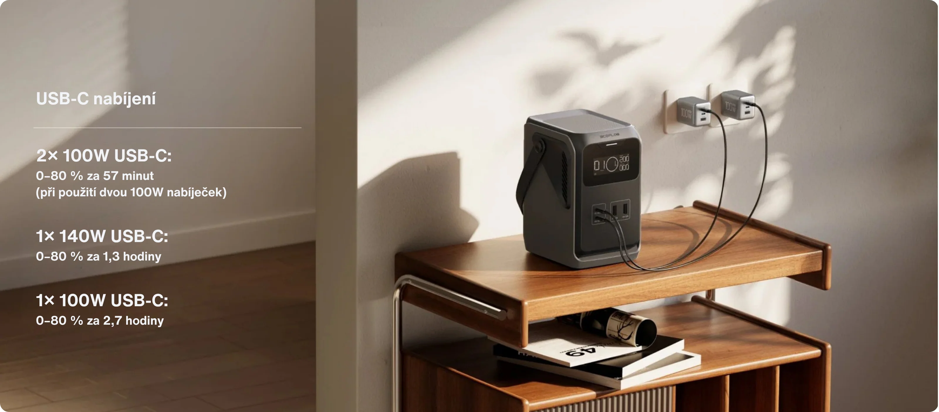 TRAIL 200 nabíjení